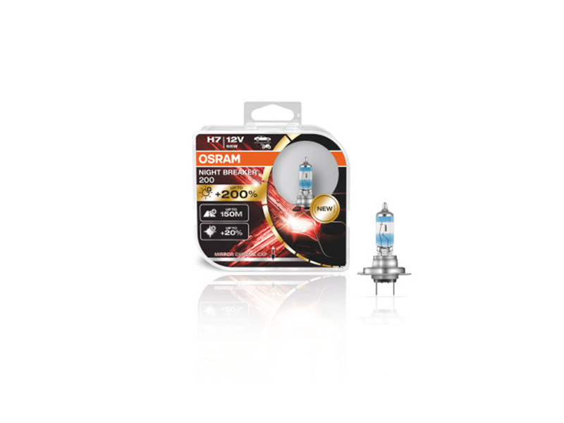 OSRAM 64210NB200-HCB Night Breaker H7 +200% 2db